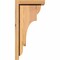 Ekena Millwork New Brighton Smooth Corbel w/Backplate, Western Red Cedar, 5 1/2"W x 8"D x 16"H COR06X08X16NEB01SWR - alternate 2